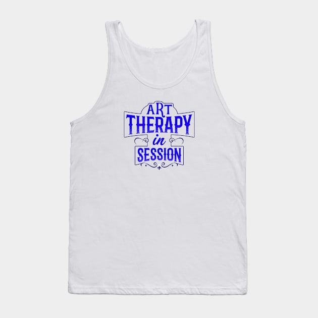 Art Therapy in Session Tank Top by artsytee